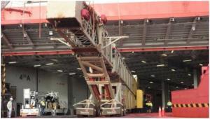 Telestack - Radial Telescopic Conveyor - 922 cbm - From Tasmania to Fremantle