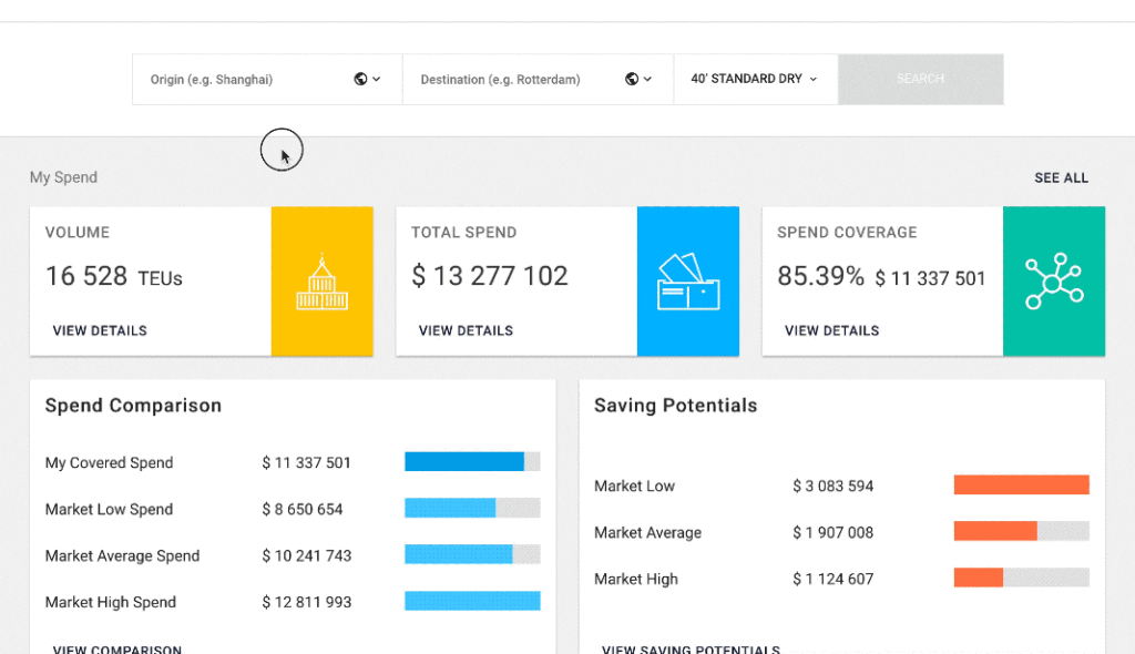 Xeneta-Dashboard-search