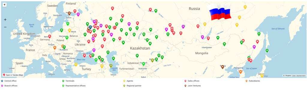 TransContainer Map