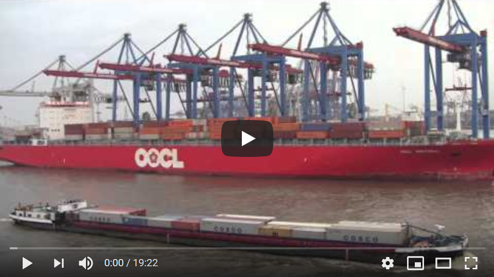 The Port of Hamburg and Journey North on the River Elbe, Germany - 14th September, 2014