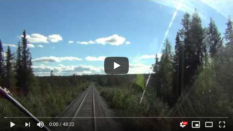 Train Driver's View: Inlandsbanan 2 (Sweden)