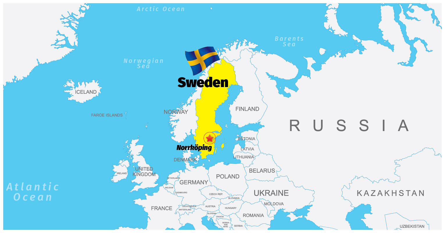 Sweden-Norrköping Map