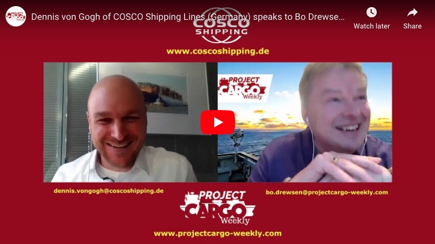 Dennis von Gogh COSCO Shipping Germany - Video