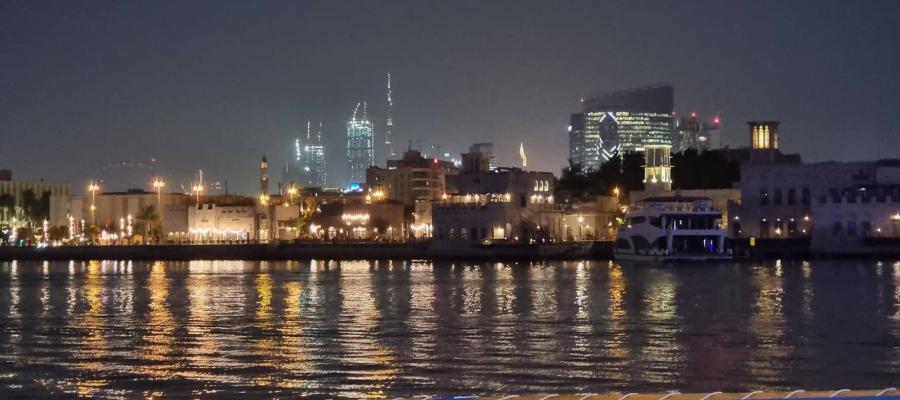 Dubai Skyline at Night