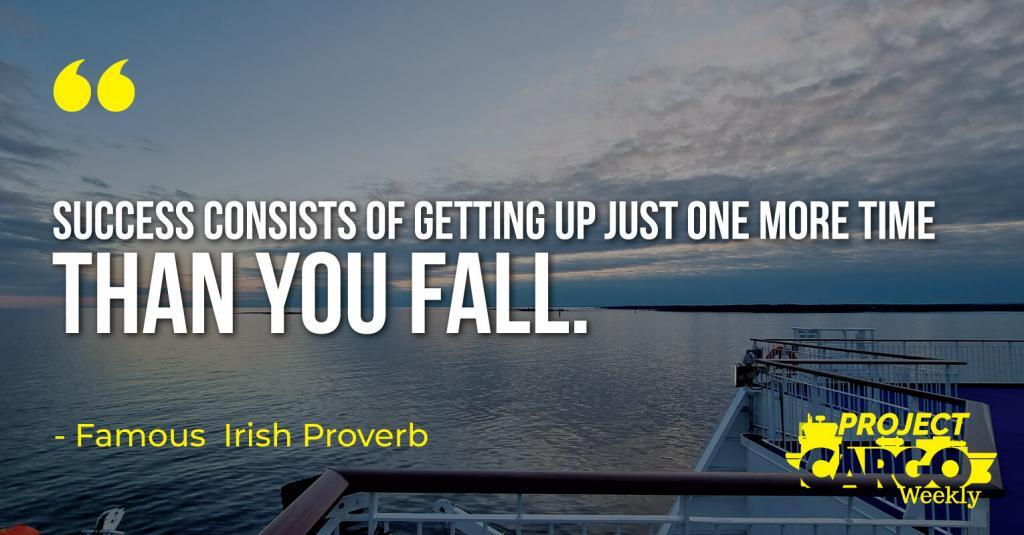 Success consists of getting up just one more time than you fall.