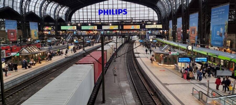 Trains from Hamburg via Berlin to Gdansk, Poland