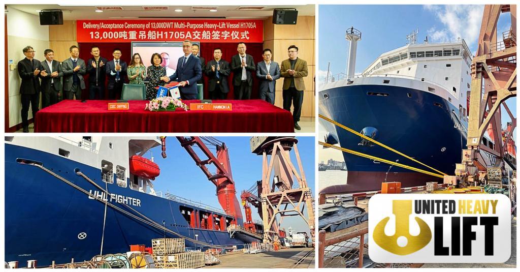 F900 Newbuilding MV UHL Fighter Delivered to United Heavy Lift