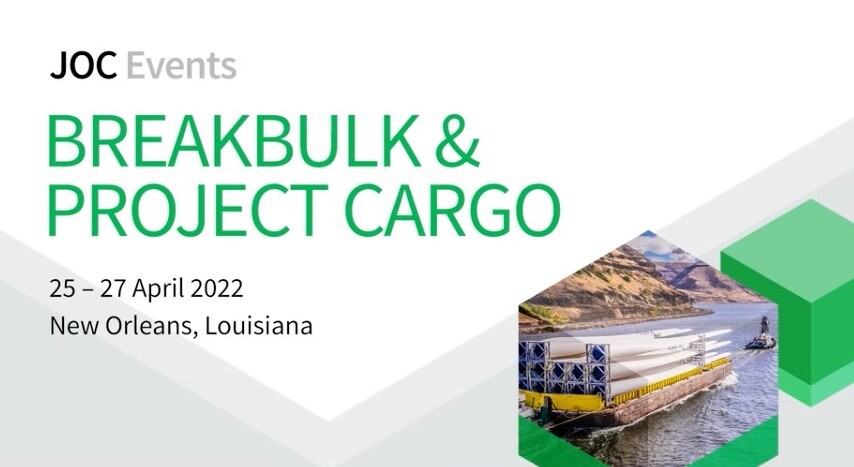Breakbulk & Project Cargo in New Orleans 25-27 April 2022