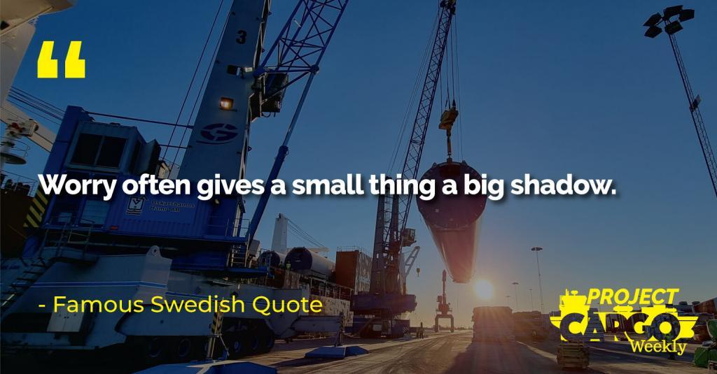 Worry often gives a small thing a big shadow.