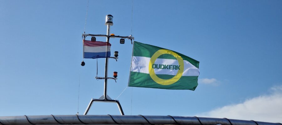 Oudkerk Flag and Dutch Flag Harbour Tour in the Port of Rotterdam