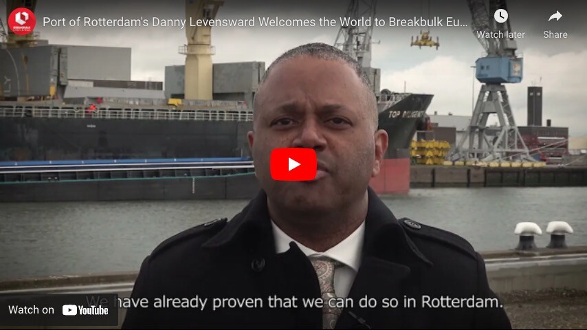 Port of Rotterdam's Danny Levensward Welcomes the World to Breakbulk Europe 2022
