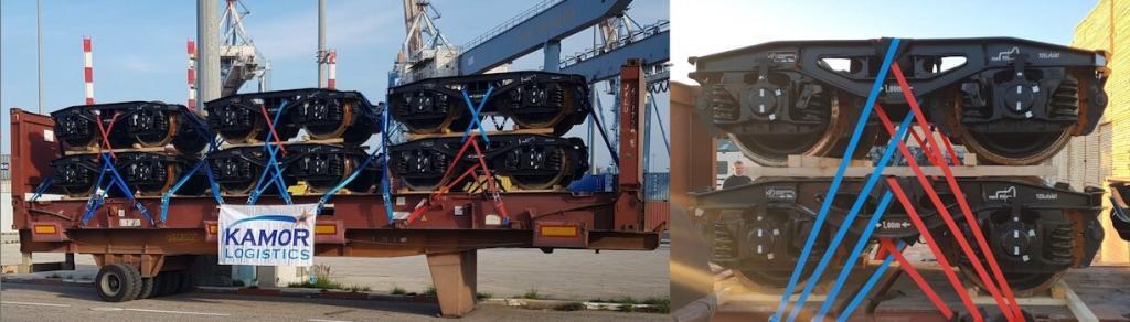 Kamor Logistics Railcar Bogies for the Israeli Train Company