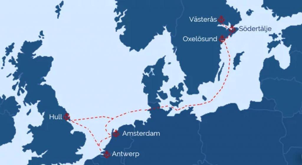 Map of Terminals Serviced by TSG and SveCon Group