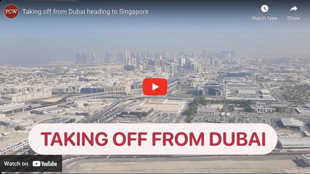 Taking off from Dubai featured video