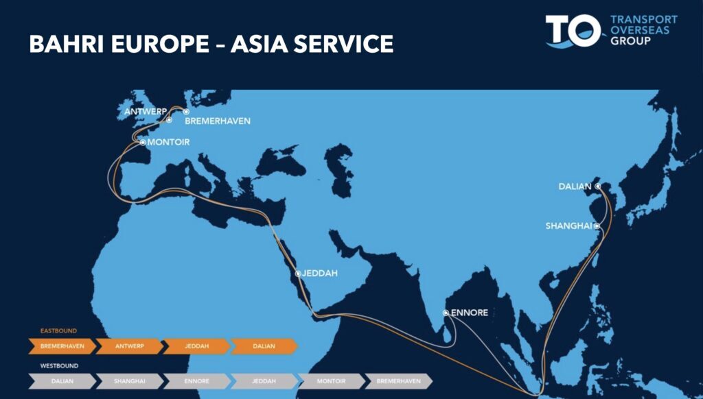 Bahri‘S New Europe Service