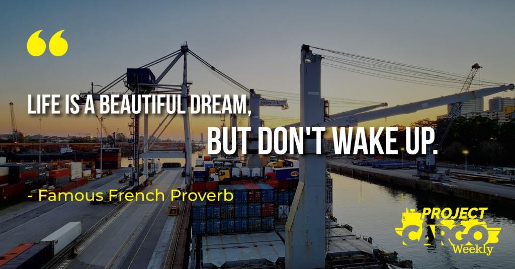 Life is a beautiful dream, but don't wake up.