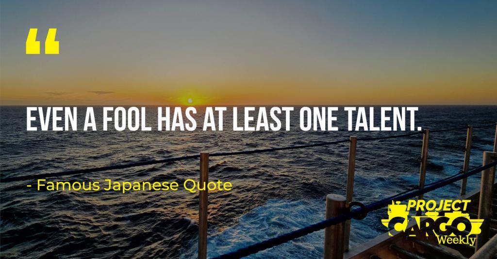 Even a fool has at least one talent.