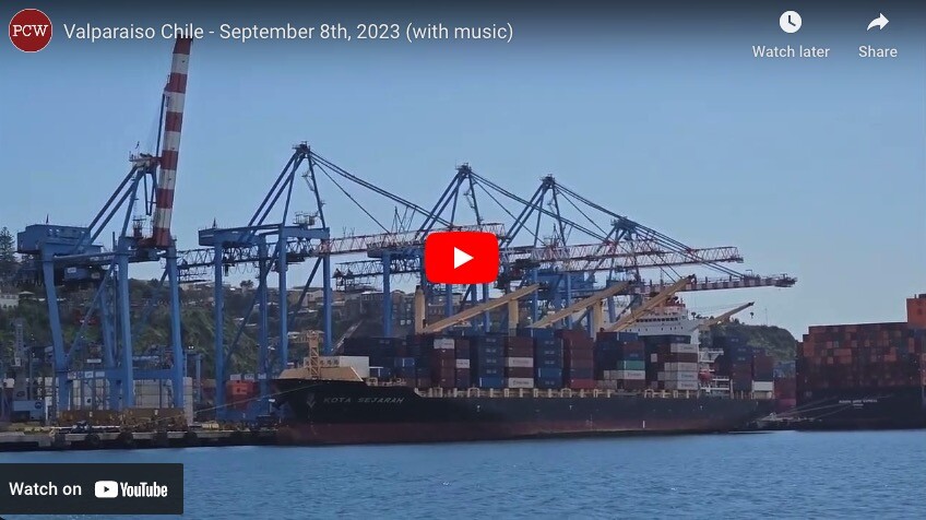 Video - Valparaiso Chile - Pilot Boat Tour - September 8th, 2023