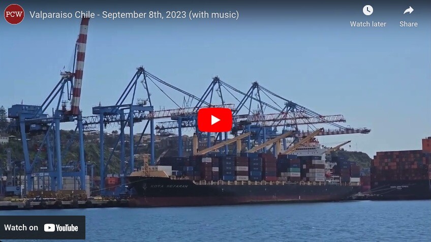 Video - Valparaiso Chile - Pilot Boat Tour - September 8th, 2023