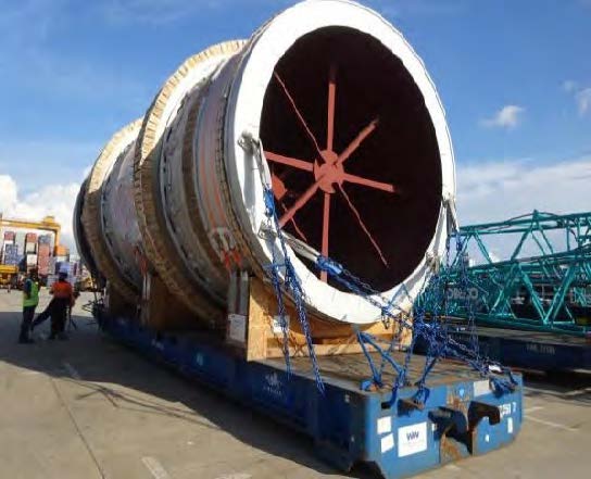 Shipping of Rotary Kiln From Singapore to Hong Kong 02