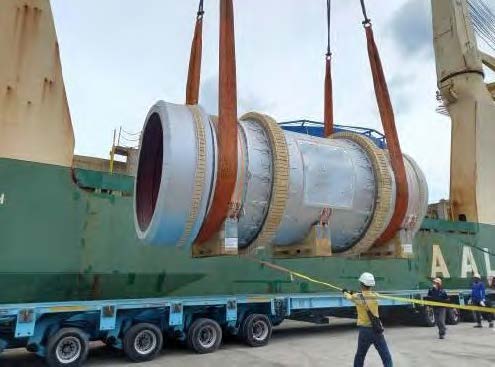 Shipping of Rotary Kiln From Singapore to Hong Kong 03