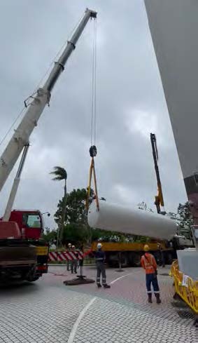 Tanks Delivery and Erection at Hospital 03