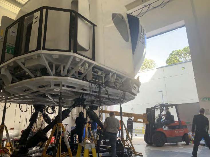 Removal of Flight Simulator (Gulfstream G550) 03