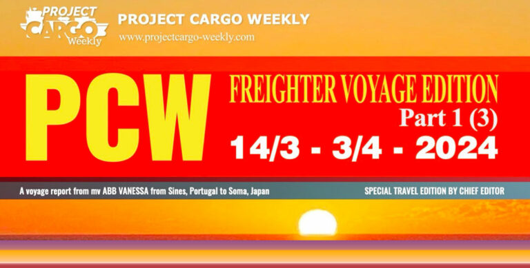 Freighter Voyage Onboard mv ABB Vanessa - Part 1(3) - 14/3 - 3/4 2024