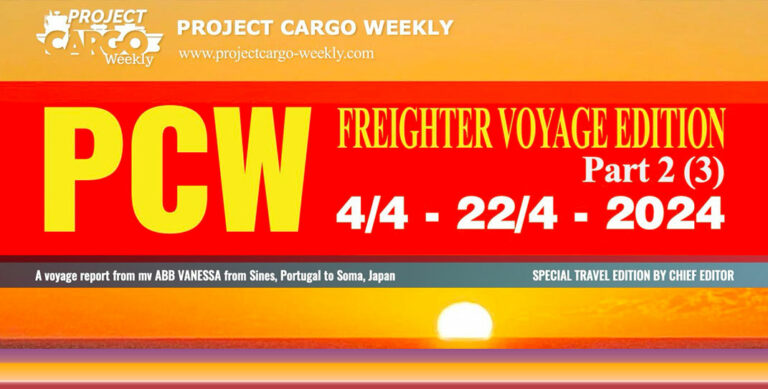 Freighter Voyage Onboard mv ABB Vanessa - Part 2(3) - 3/4 - 22/4 2024