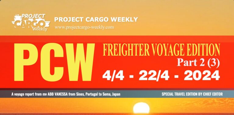 Freighter Voyage Onboard mv ABB Vanessa - Part 3(3) - 23/4 - 7/5 2024