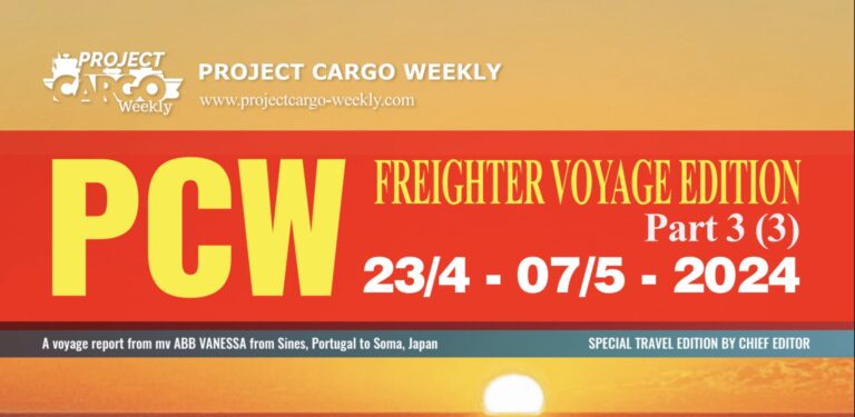 Freighter Voyage Onboard mv ABB Vanessa - Part 3(3) - 23/4 - 7/5 2024