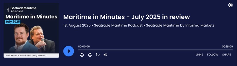 Maritime in Minutes podcast image
