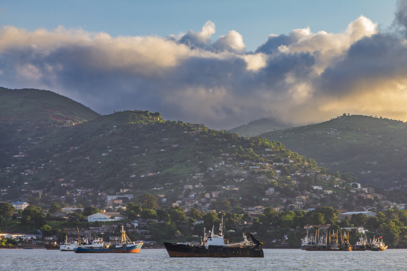 Freetown-Sierra-Leone-looking-across-Tagrin-Bay